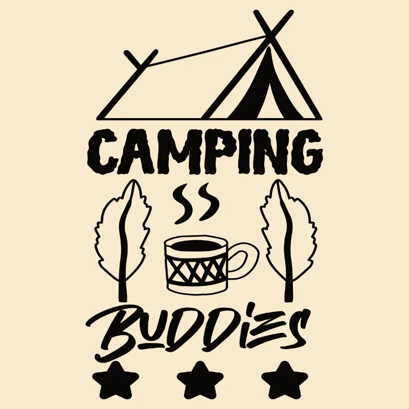 Camping Freunde Zelten Pfadfinder Geschenk