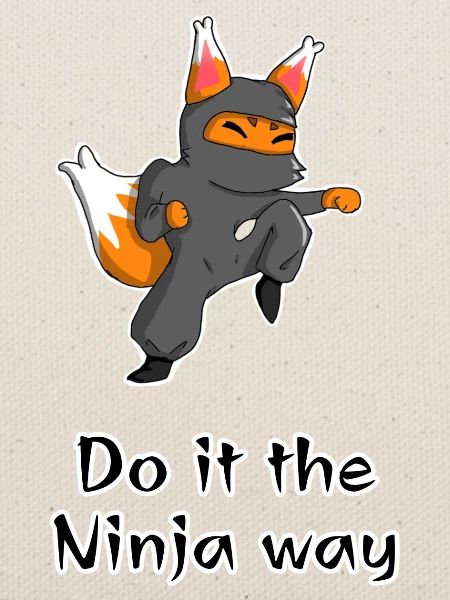 Ninja-Fuchs Geschenk