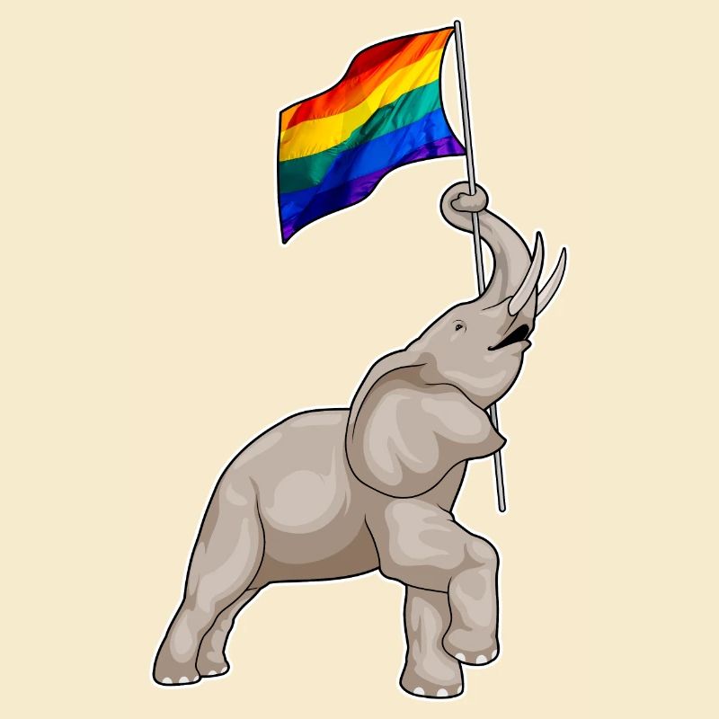 Elephant Rainbow