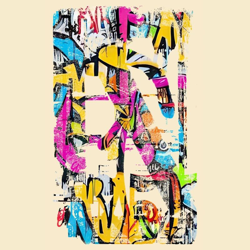 Graffiti style Splash hip hop colors painter color