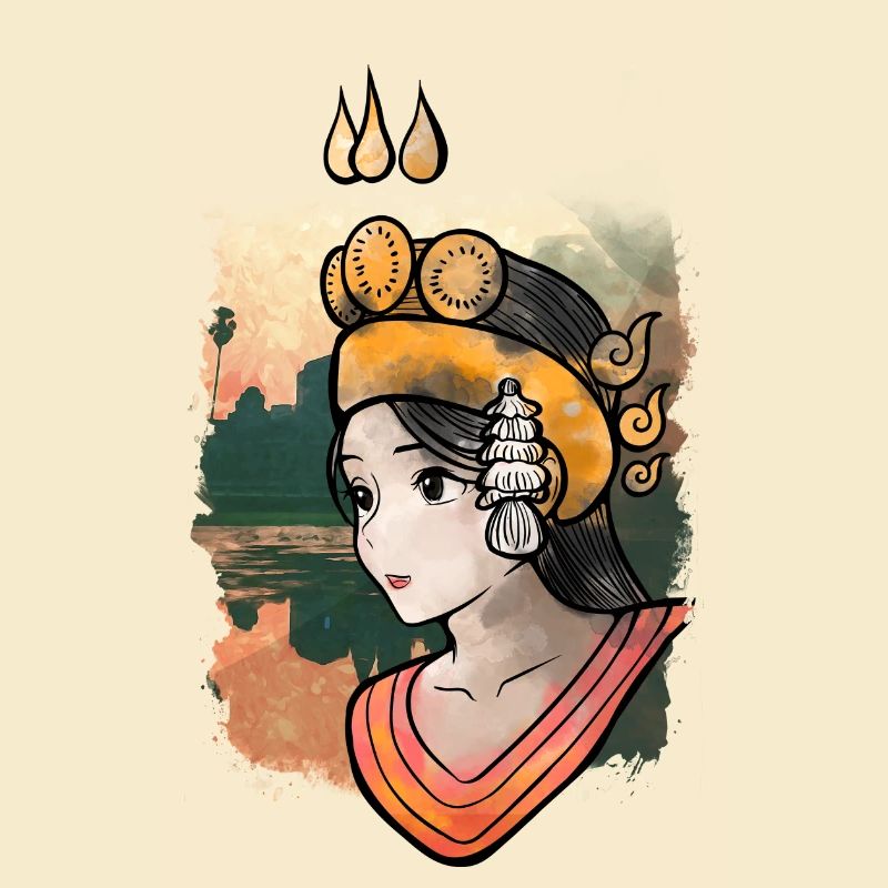 Cambodia Tradition Dance Khmer Apsara I Gift