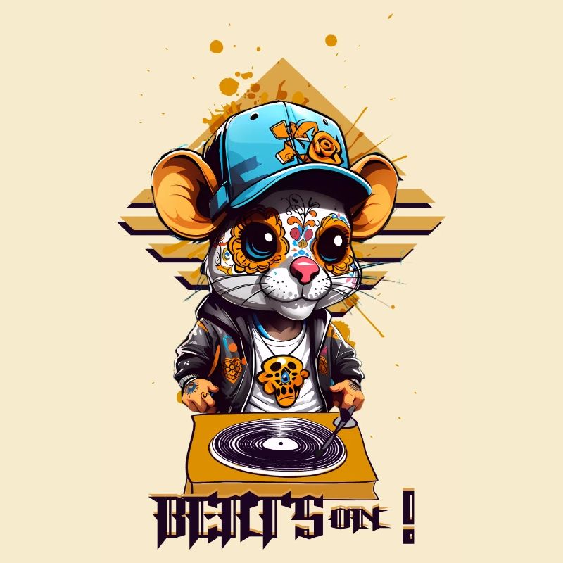 Süße DJ Ratte