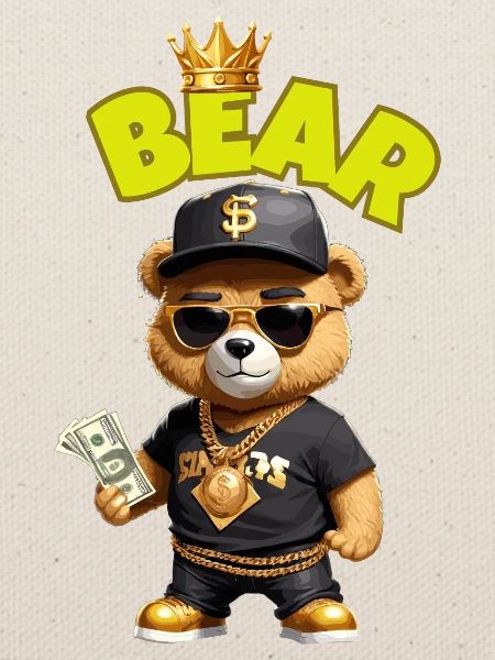 Teddybär mit Geld