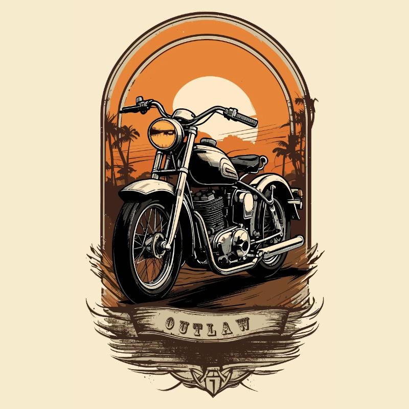 Retro Motorcycle