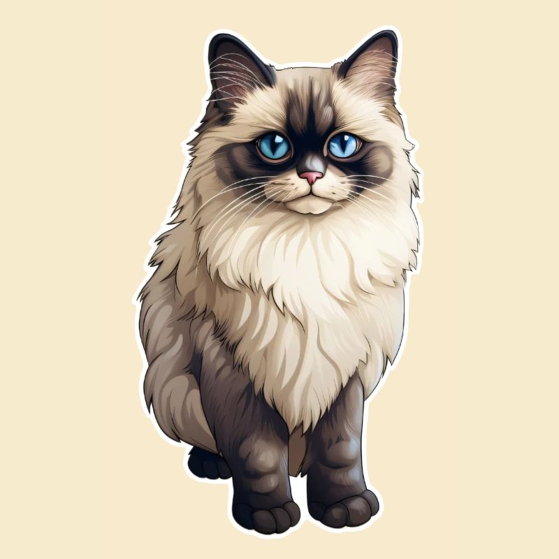 Ragdoll-Katze