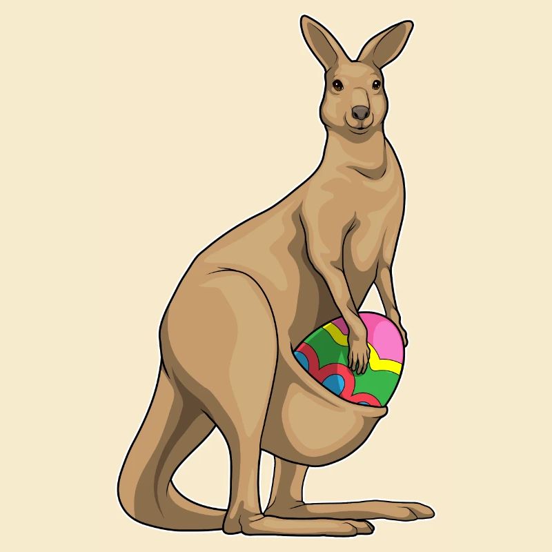 Känguru Ostern Osterei