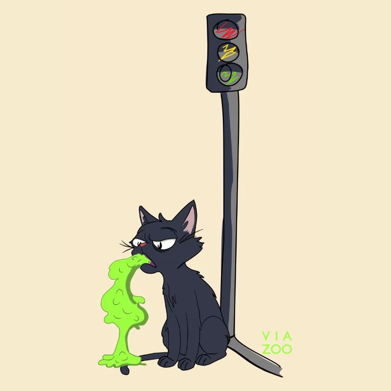 Sick Cat Viazoo