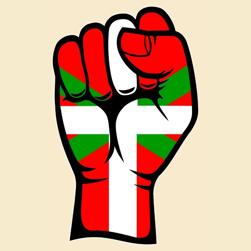 Poing drapeau basque