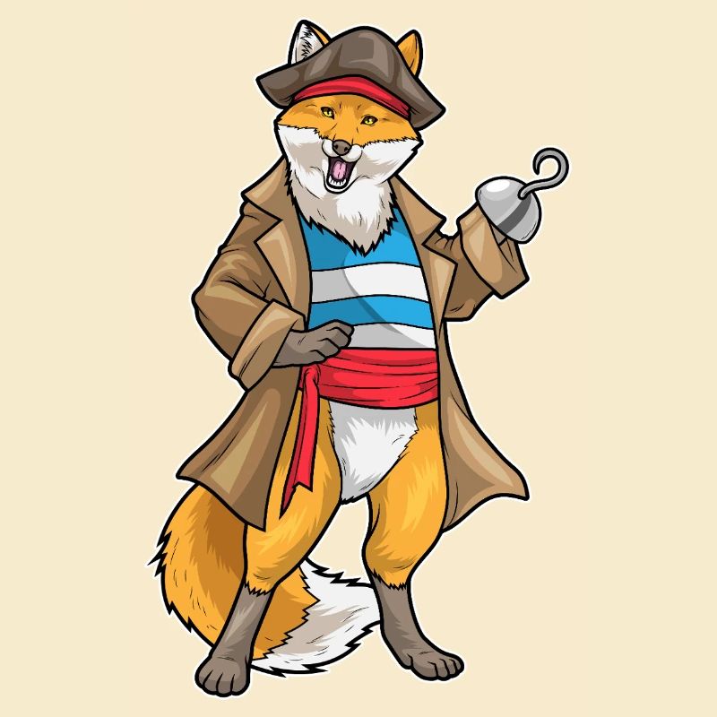 Fox Pirate Hook Hand