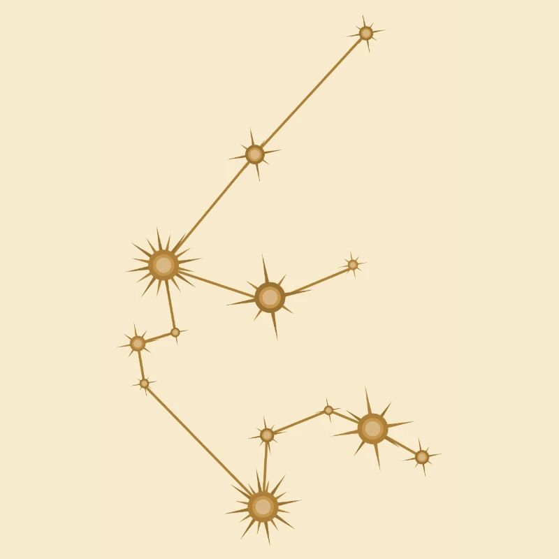 Sternbild Wassermann Sternzeichen Sternzeichen Gold