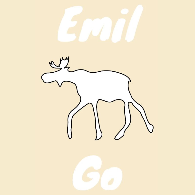 Emil der Elch withe
