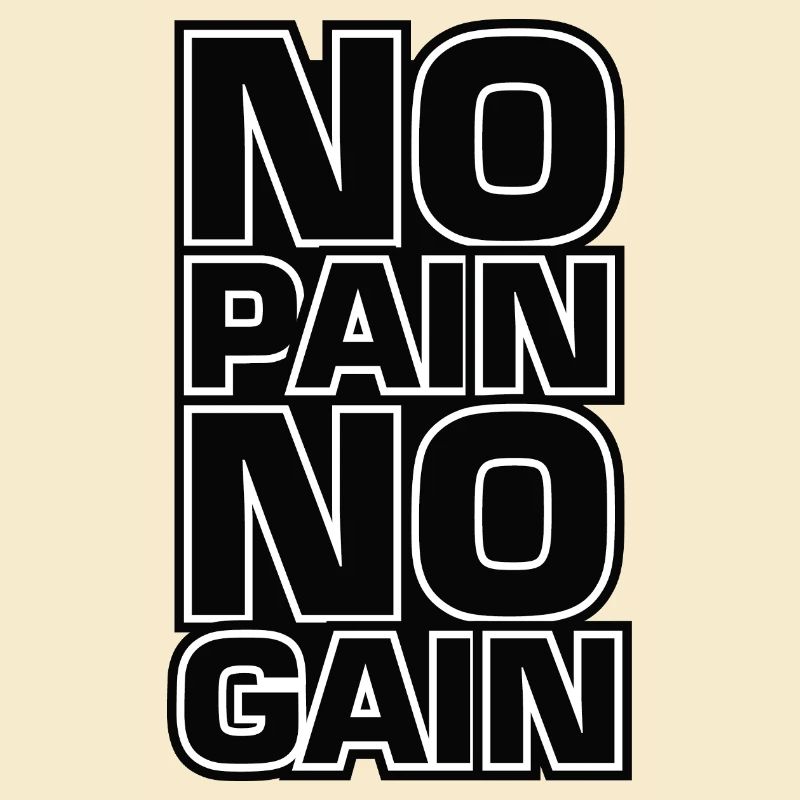 No Pain No Gain Devise de remise en forme
