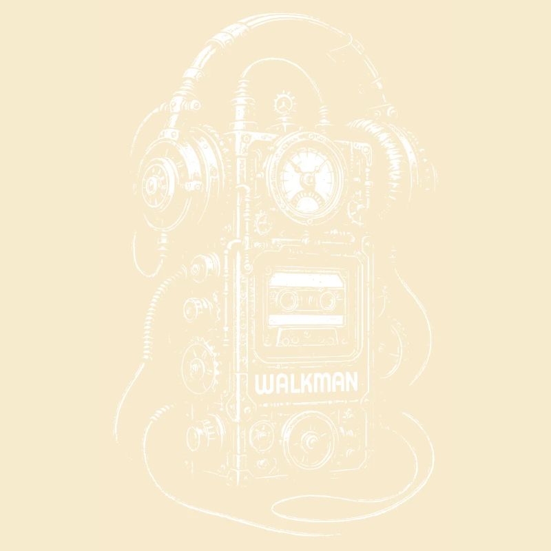 Walkman steampunk rétro