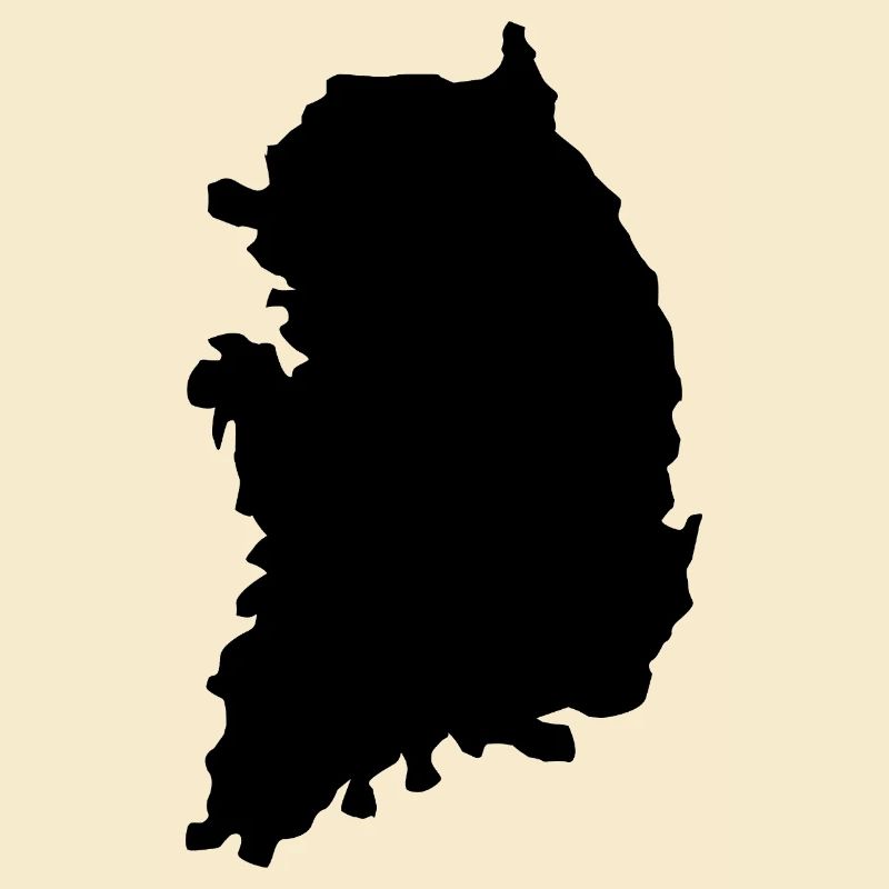 Südkorea-Karte