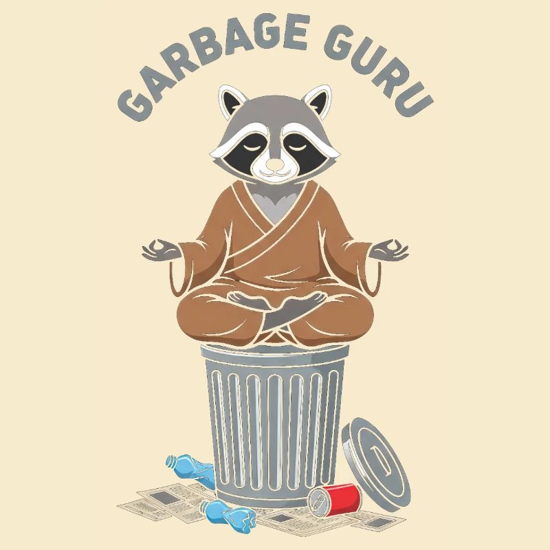 Müllguru Waschbär Zen