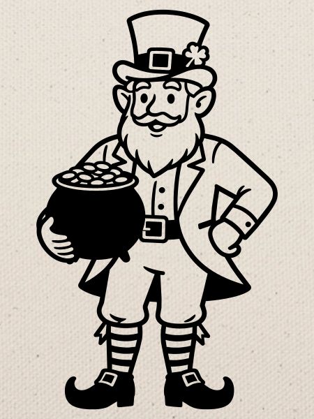 Zwerg mit Goldtopf