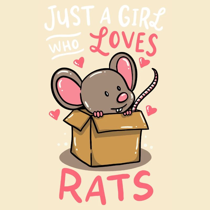 Nur ein Mädchen, das Ratten liebt