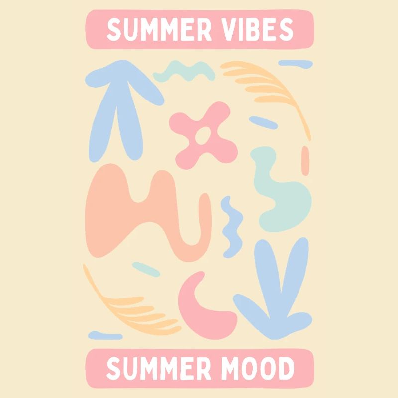Pastel Abstract Summer Vibes
