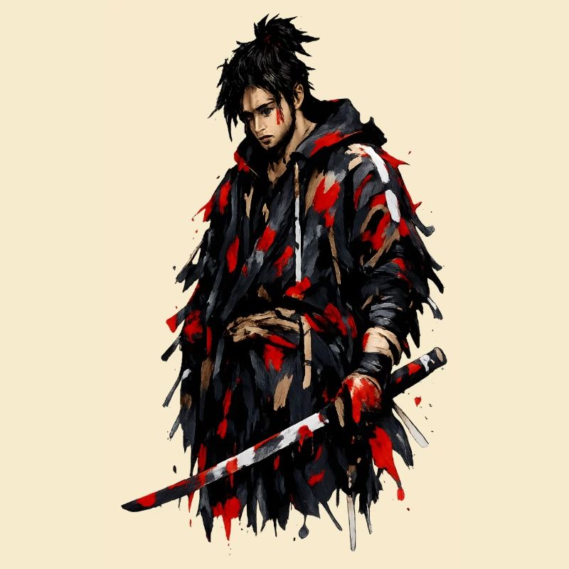 Roter Schatten Samurai