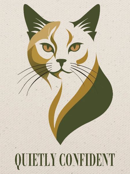 Quietly Confident – Selbstbewusste Katze
