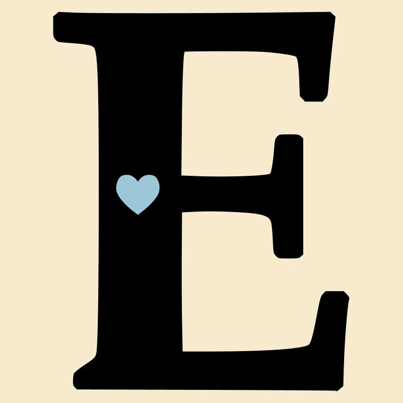 Letter E Initial point
