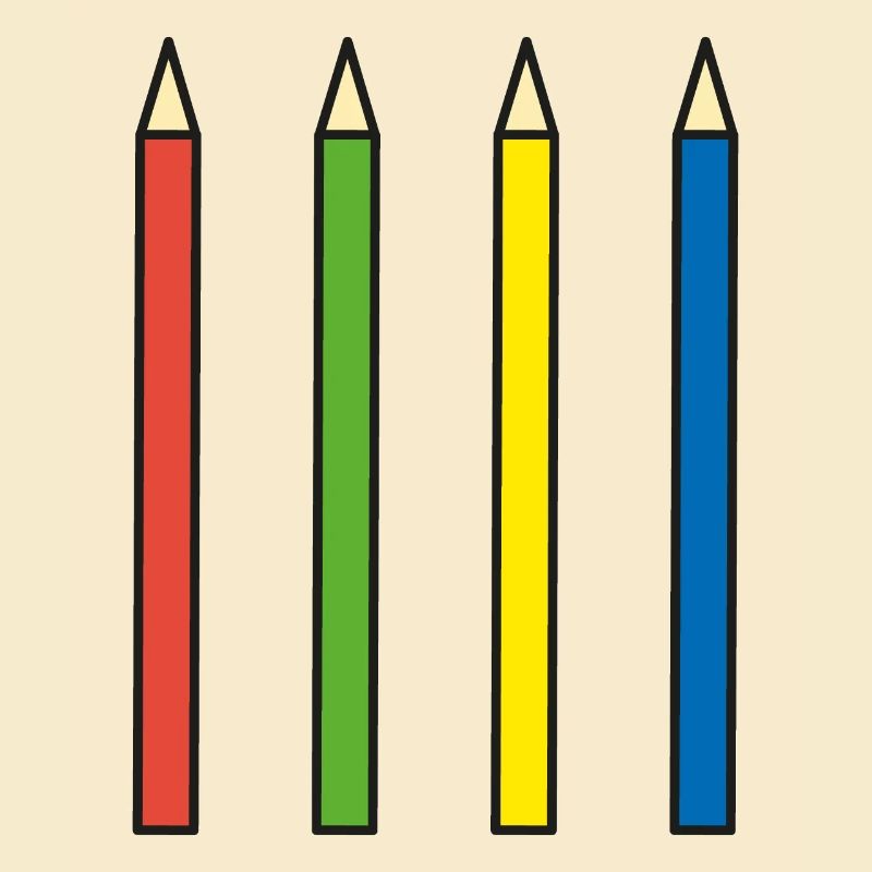 Crayons crayons de papeterie