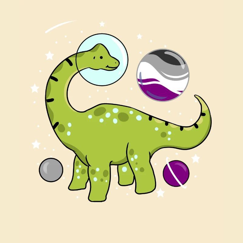 Brachiosaurus im Weltraum Ace Pride