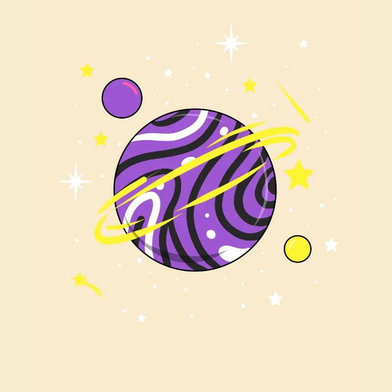 Nonbinary Space Planet Nonbinary Pride