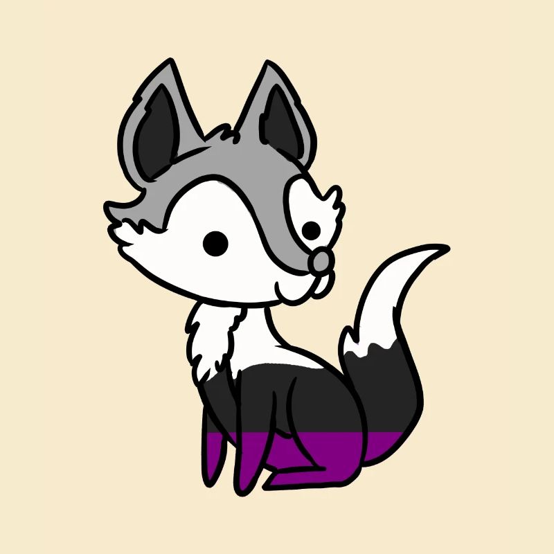 Asexueller Fuchs Ace Pride