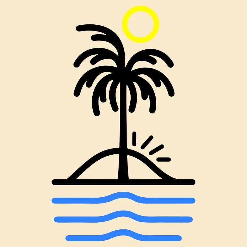 Palmen Insel