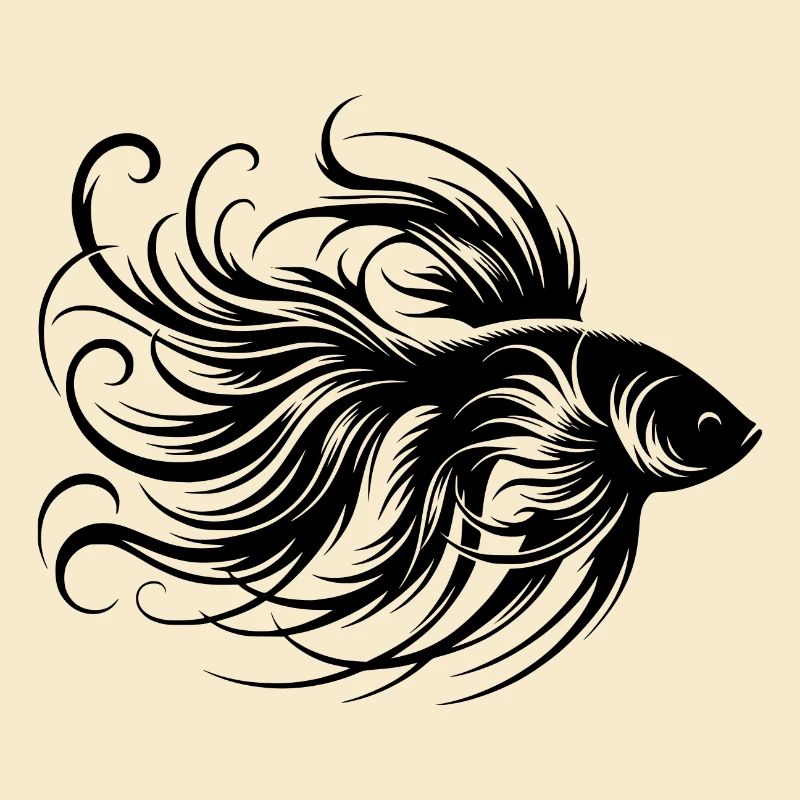 Prächtiger Kampffisch Gattung Labyrinthfisch