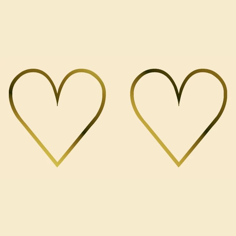 Goldene Herzen gold Geschenkidee Liebe Ehe Ehering