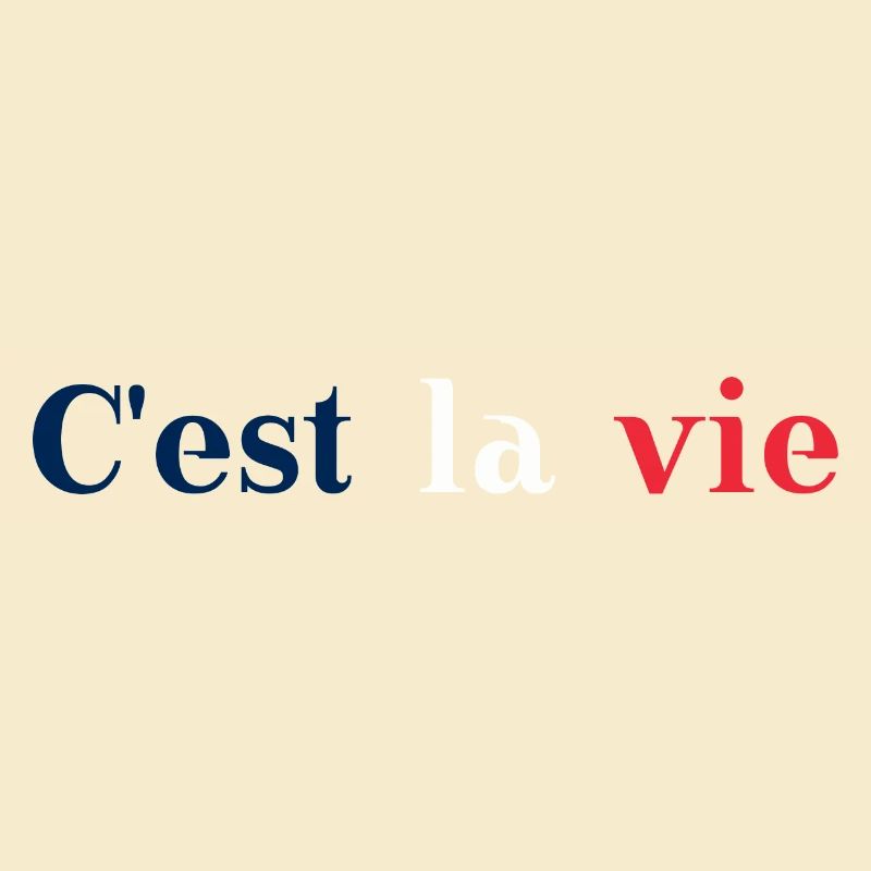 C'est la vie Frankreich minimalisch Geschenkidee