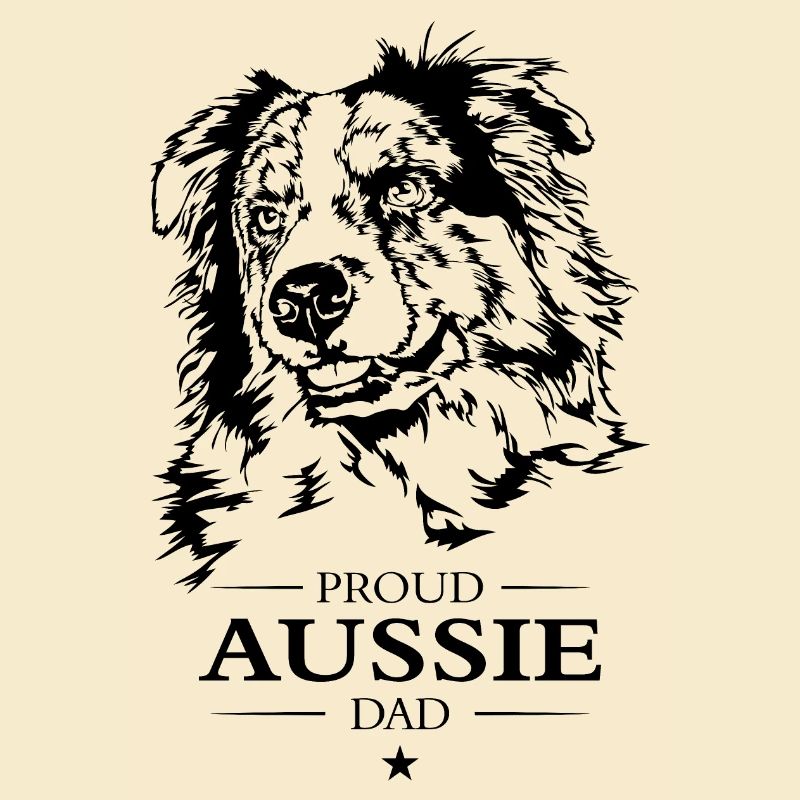 Aussie Dad Australian Shepherd Hunde Hund Wilsigns