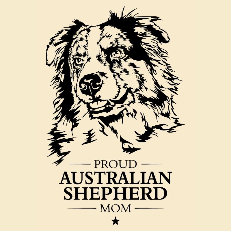 Australian Shepherd Mom Hunde Hund Wilsigns