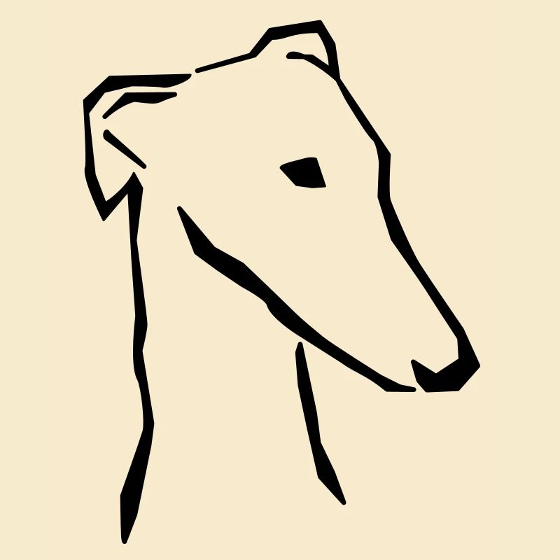 Greyhound head