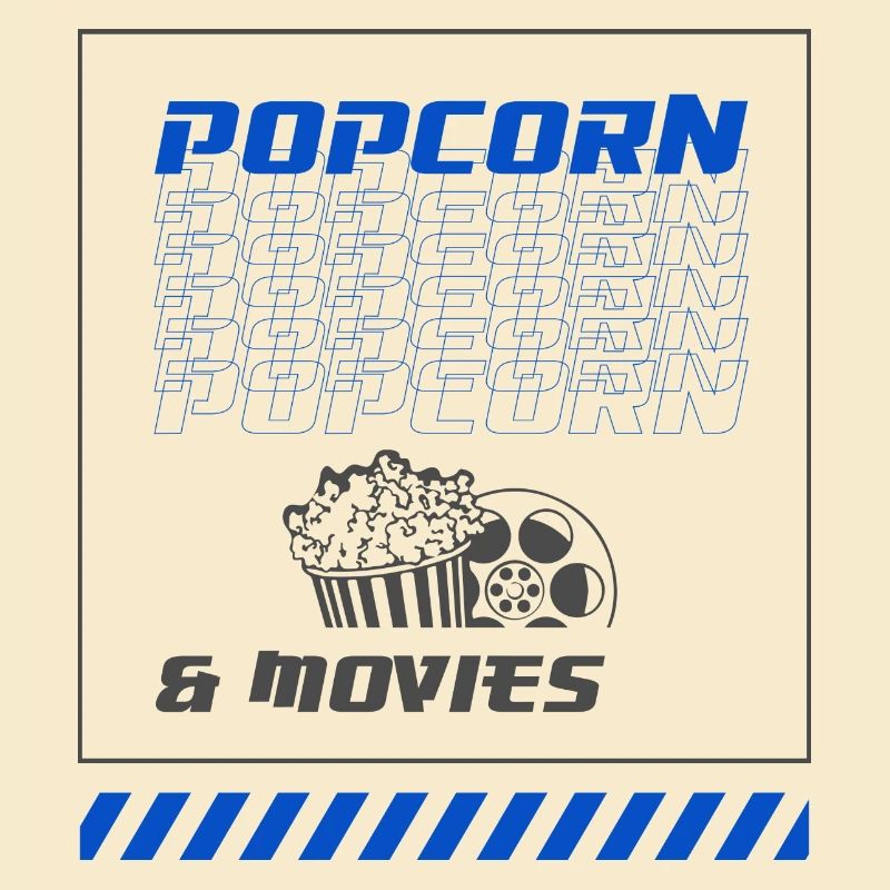 Popcorn et films Ironic Quote Corn