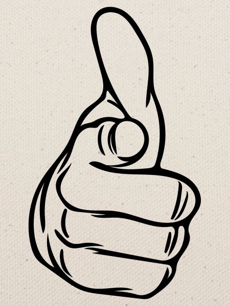 Vector Zeigefinger