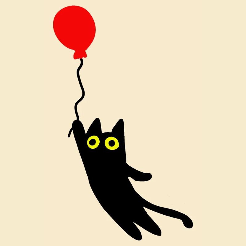 fliegende Katze