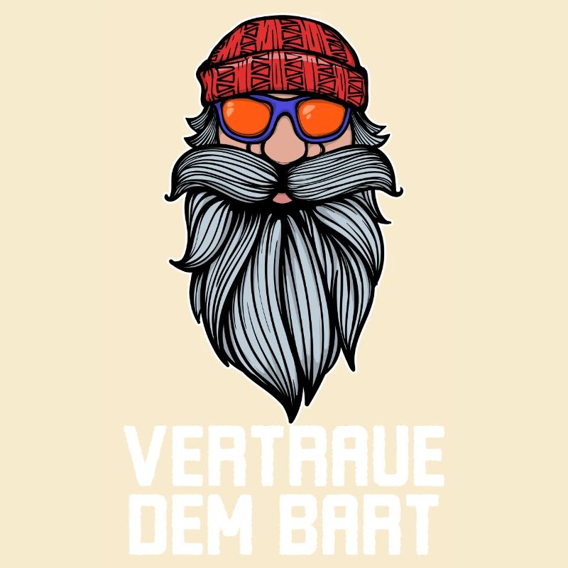 Humoristique Barbe Barbe Barbe Déclaration Barbe Coiffure