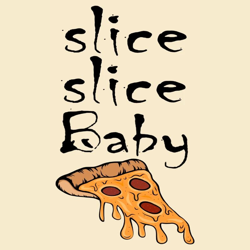 Tranche tranche de pizza pour bébé