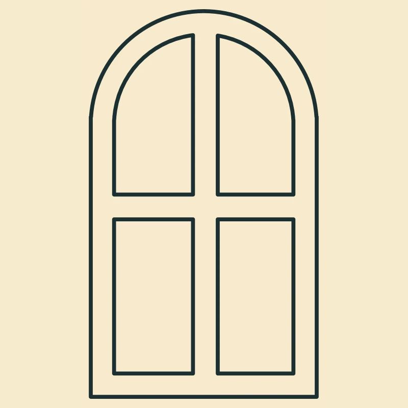 Arch window open