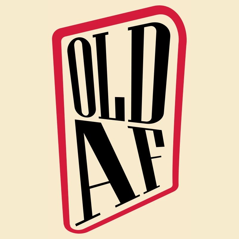 old AF Text Logo