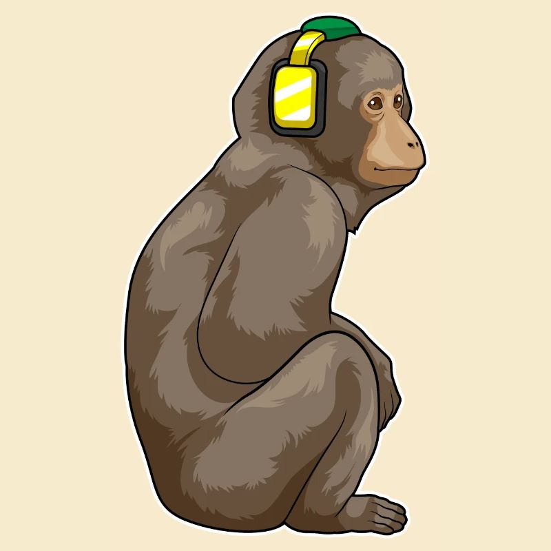 Musique casque Monkey