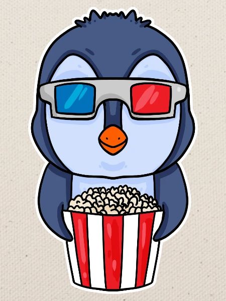 Popcorn Kino Pinguin