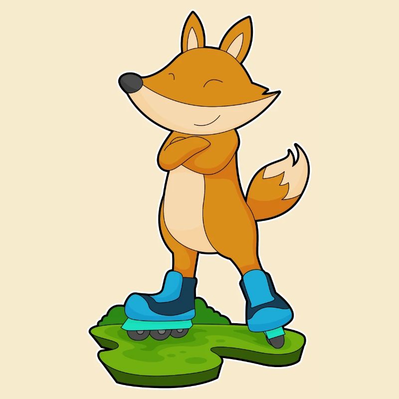 Fuchs Inline skating Rollschuhe