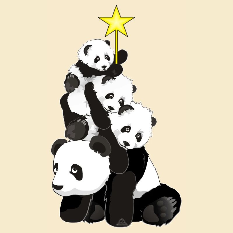 Panda Christmas Tree