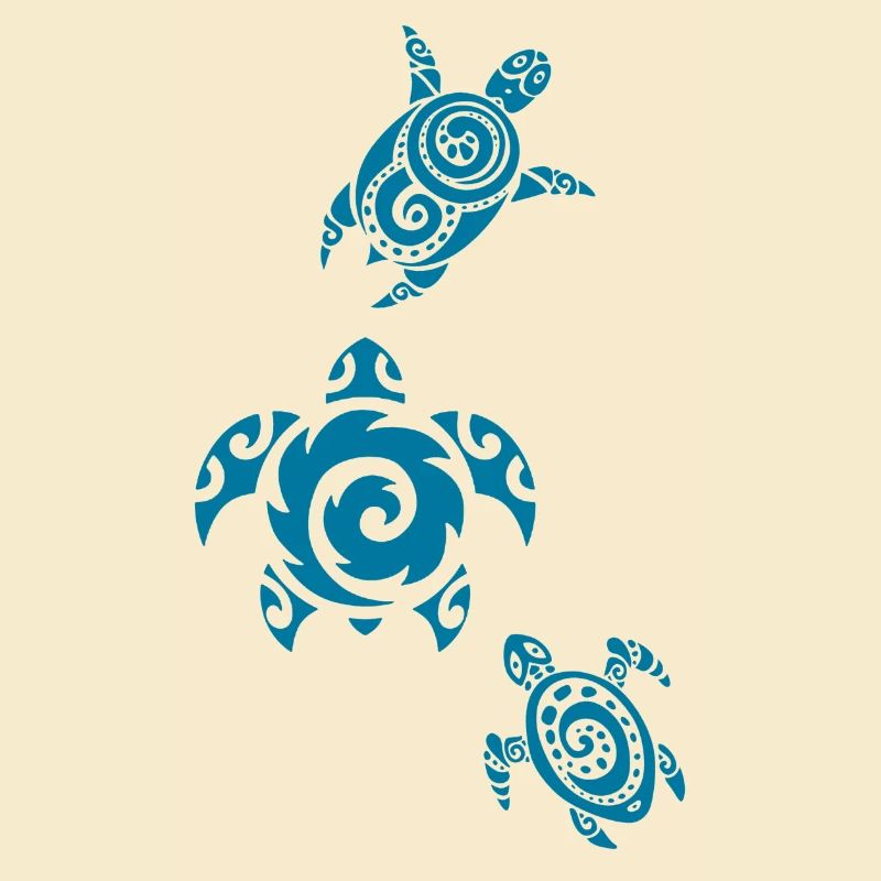 Three Sea Turtles