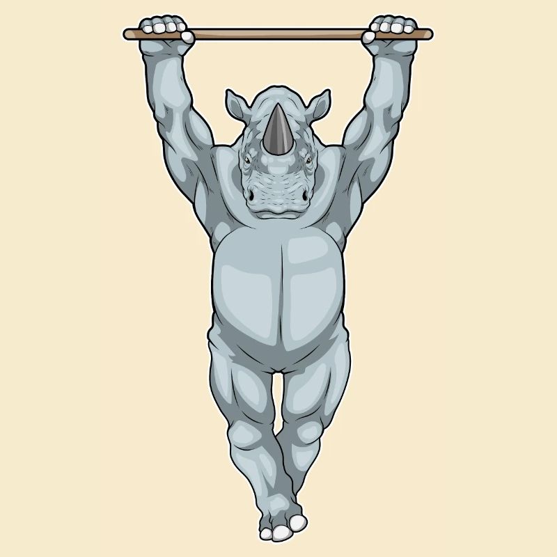 Rhino Bodybuilder Pull-Ups Bodybuilding