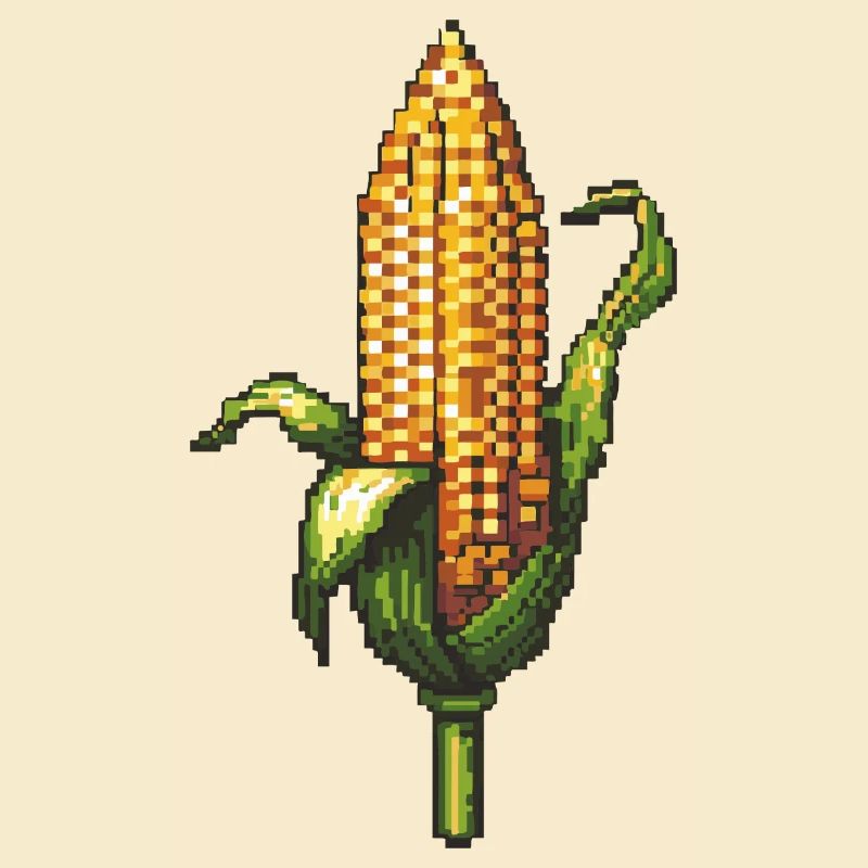 Corn Pixel Icon
